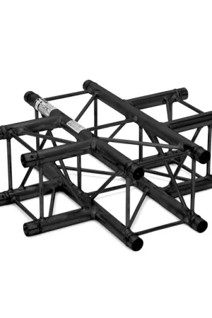 Retour facile | ALUTRUSS Croix 4 voies noire DQ4-SPAC41 DECOLOCK
