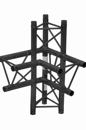 ALUTRUSS Coin 4 voies droite noir DQ3-SPAC45 DECOLOCK - Expédition immédiate