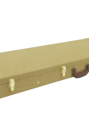DIMAVERY Étui en bois pour guitare électrique, tweed | Offre exclusive