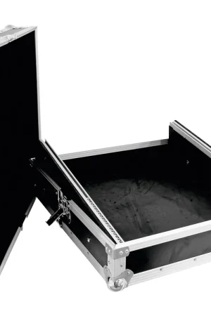 ROADINGER Mallette table de mixage pro MCB-19, inclinée, noire 10HE - Meilleur prix