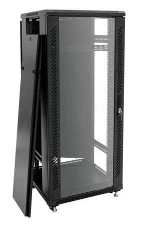 Qualité supérieure - ROADINGER SSC-20 Steel Cabinet with Glass Door 20U