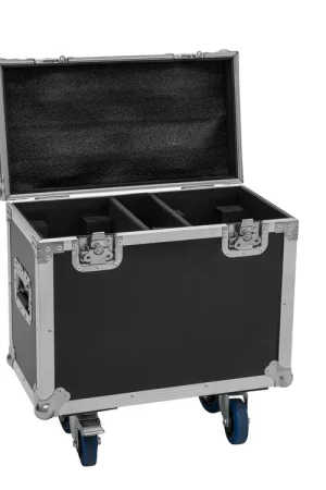 ROADINGER Flightcase 2x TMH-B120 with wheels - Haute qualité