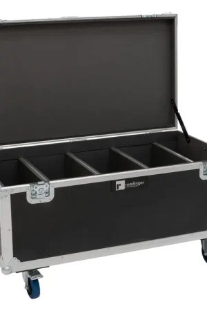 ROADINGER Flightcase 4x Multiflood IP 18x10W RGBW Wash CRMX, with wheels MK2 | Prix avantageux