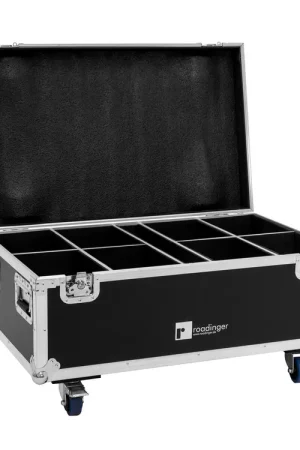 Très demandé - ROADINGER Flightcase 8x LED IP PAR 7x10W RGBL