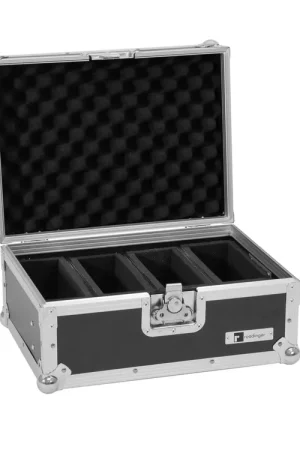 Prix promo - ROADINGER Flightcase EC-4AC 4 x AKKU Flat Light Serie