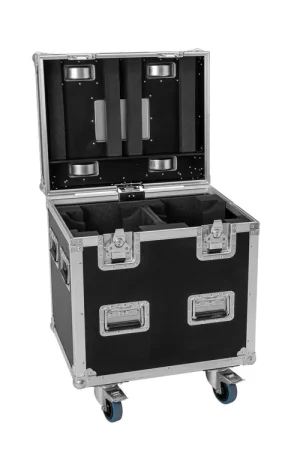 ROADINGER Flightcase 2x DMB-100 LED with wheels - Derniers jours