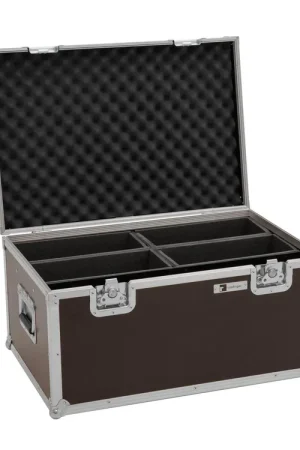 Dernier arrivage - ROADINGER Flightcase 4x LED 4/7C-12 Silent Slim Spot