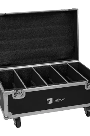 Bientôt épuisé | ROADINGER Flightcase 4x LED CLS-18 QCL RGB/WW with wheels
