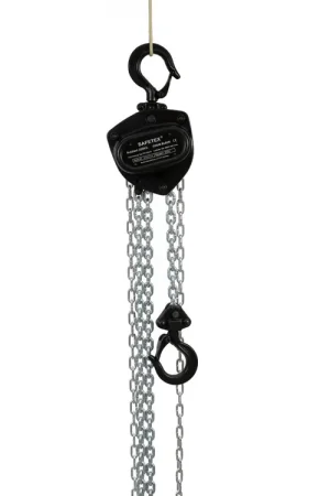 Expédition express - SAFETEX Chain hoist 250kg 6m hub black
