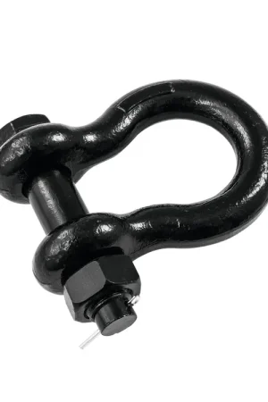 Offre exclusive - SAFETEX Manille lyre 22 mm noire et boulon, écrou, goupille