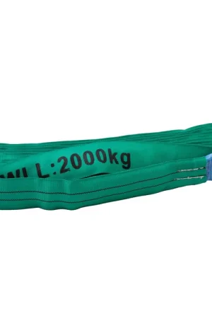 SHZ Élingue ronde longueur 3 m / 2000 kg, conforme à la norme EN 1492-2 SF7 vert | Dernier arrivage