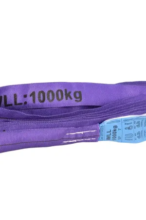 SHZ Élingue ronde longueur 3 m / 1000 kg, conforme à la norme EN 1492-2 SF7 violet - Dernières pièces