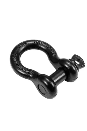 Dernier arrivage | SAFETEX manille 19 mm noir avec boulon à visser