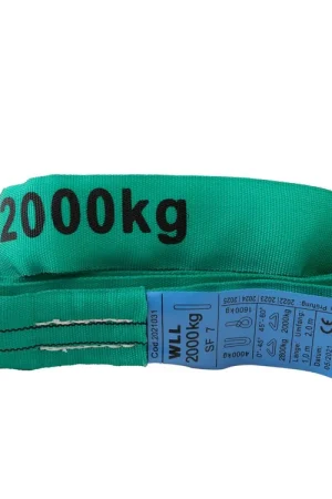 À ne pas manquer | SHZ Élingue ronde longueur 1 m / 2000 kg, conforme à la norme EN 1492-2 SF7 vert