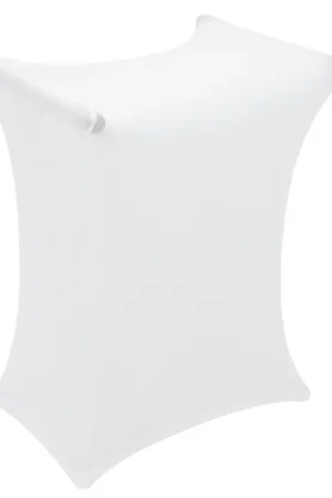 Meilleur prix | EUROPALMS Couverture pour support de synthétiseur blanc