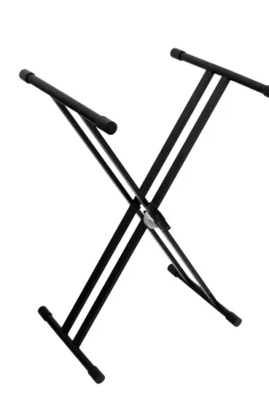 En stock - DIMAVERY Support de synthétiseur SV-1 fermeture à tendeur