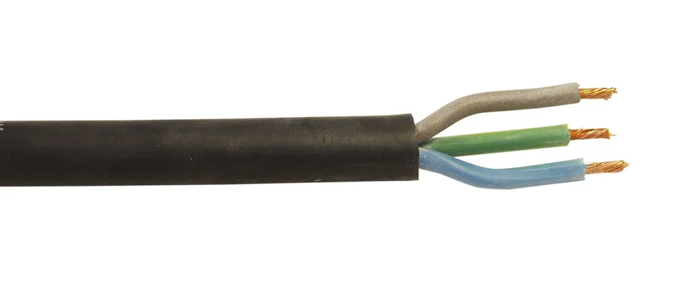 HELUKABEL Câble d'alimentation 3 x 1,5 100 m noir silicone H05SS-F | Aujourd'hui seulement