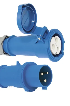 PSSO Rallonge CEE 32 A 3 x 6 5 m bleue | Disponible dès maintenant