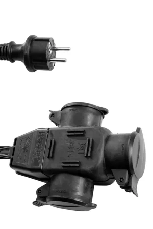 Vente flash - EUROLITE Rallonge 3 x 2,5 5 m triple