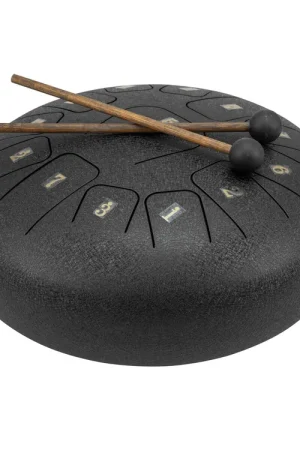 DIMAVERY TD-12 Steel Tongue Drum, black | Petit prix