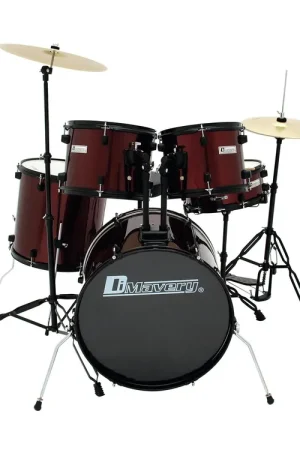 Liquidation | DIMAVERY Ensemble de percussions DS-200, bordeaux