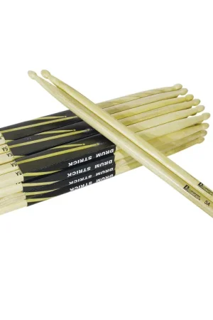 Prix usine | DIMAVERY Baguettes de batterie DDS-5A, chêne