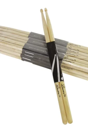 En stock | DIMAVERY Baguettes de batterie DDS-7A, érable