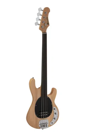 Nouveau lancement | DIMAVERY Basse électrique MM-501, sans frettes, nature