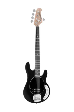 DIMAVERY Basse électrique MM-505, 5 cordes, noire | Dernier arrivage