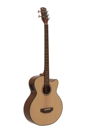 Qualité professionnelle | DIMAVERY Basse acoustique AB-455, 5 cordes, nature