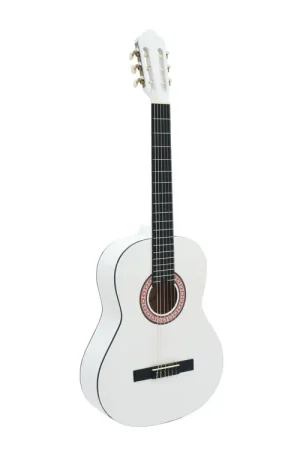 Achetez dès maintenant - DIMAVERY Guitare classique AC-303, blanche