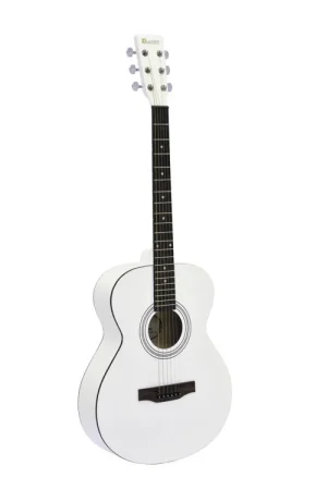 DIMAVERY Guitare folk AW-303 blanche | Qualité professionnelle