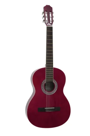 DIMAVERY Guitare classique AC-303, rouge | Offre exclusive