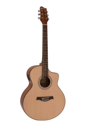 Expédition express | DIMAVERY Guitare folk STW-50, nature