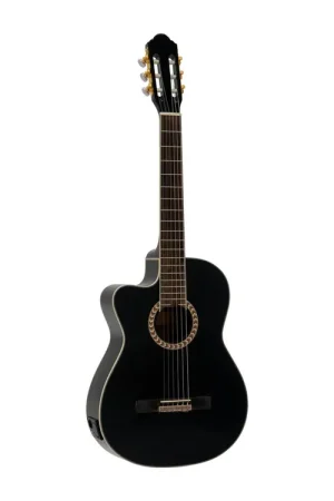 Petit prix - DIMAVERY Guitare classique CN-600L, noire