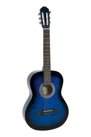 DIMAVERY Guitare classique AC-303, blueburst | Plus que quelques jours