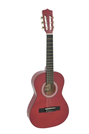 DIMAVERY Guitare classique AC-303 1/2, rouge | Prix avantageux