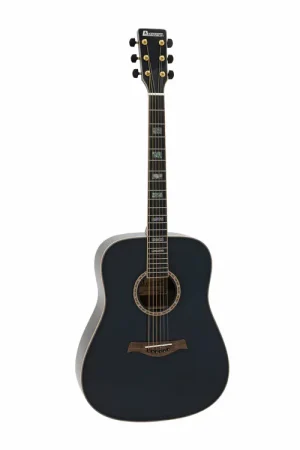 Expédition rapide | DIMAVERY Guitare folk STW-85, massive