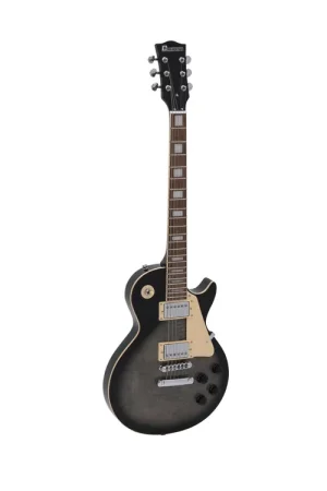 Liquidation - DIMAVERY LP-750 Electric Guitar, Translucent grey blackburst