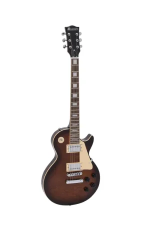 DIMAVERY LP-700 E-Guitar, flamed brown - Prix mini