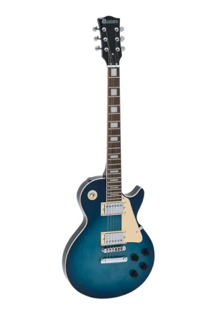 Direct usine - DIMAVERY LP-750 E-Gitarre, faded blueburst