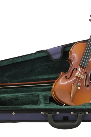 Expédition immédiate | DIMAVERY Violon 1/4 et archet, dans une mallette