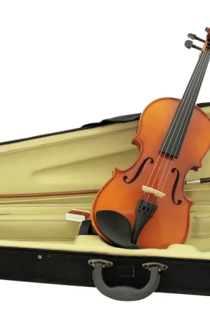 Prix mini - DIMAVERY Violon 3/4 et archet, dans une mallette