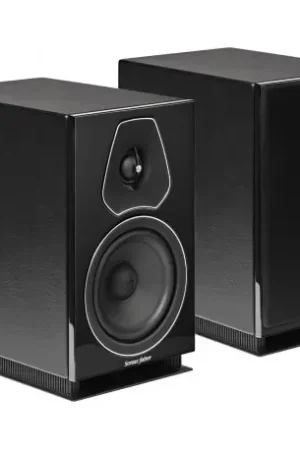Achetez en ligne | Sonus Faber Lumina II Noir laqué (la paire) Enceintes bibliothèque