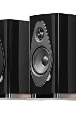 Stock limité | Sonus Faber Sonetto I G2 Noir (la paire) Enceinte bibliothèque