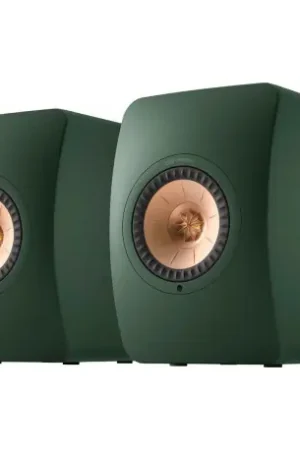 KEF LS50 WIRELESS 2 enceintes sans fils hi-fi VERT FONCE - Meilleure vente