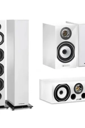 Recommandé | TRIANGLE PACK 5.0 EZ BLANC LAQUE : 2 AUSTRALE EZ + 2 TITUS EZ + 1 VOCE EZ