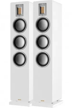AUDIOVECTOR QR5SE BLANC LAQUE ENCEINTES COLONNES LA PAIRE - Prix doux