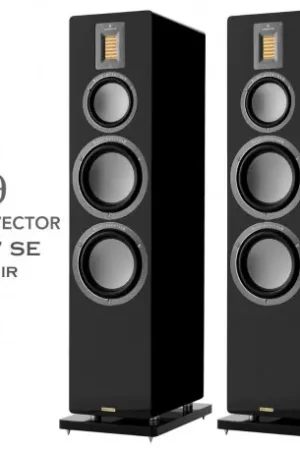 AUDIOVECTOR QR7SE NOIR LAQUE ENCEINTES COLONNES LA PAIRE | Haute qualité