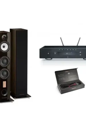 Nouveau au catalogue - PACK TRIANGLE ANTAL 40TH PALISSANDRE + AMPLI CONNECTE PRIMARE I 25 PRISMA DM36 NOIR + CABLES SYMPHONIE